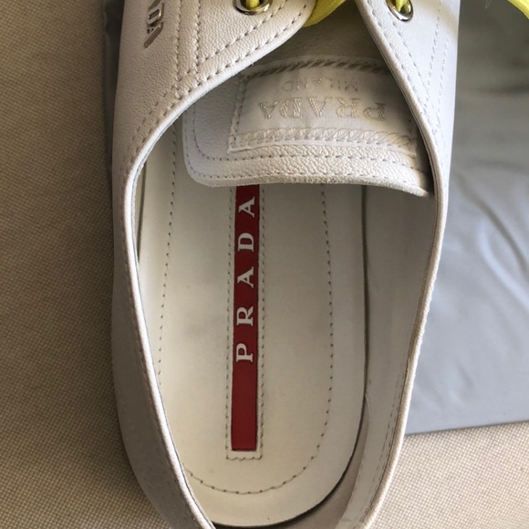 Prada white sneakers size 41 - Picture 4 of 8